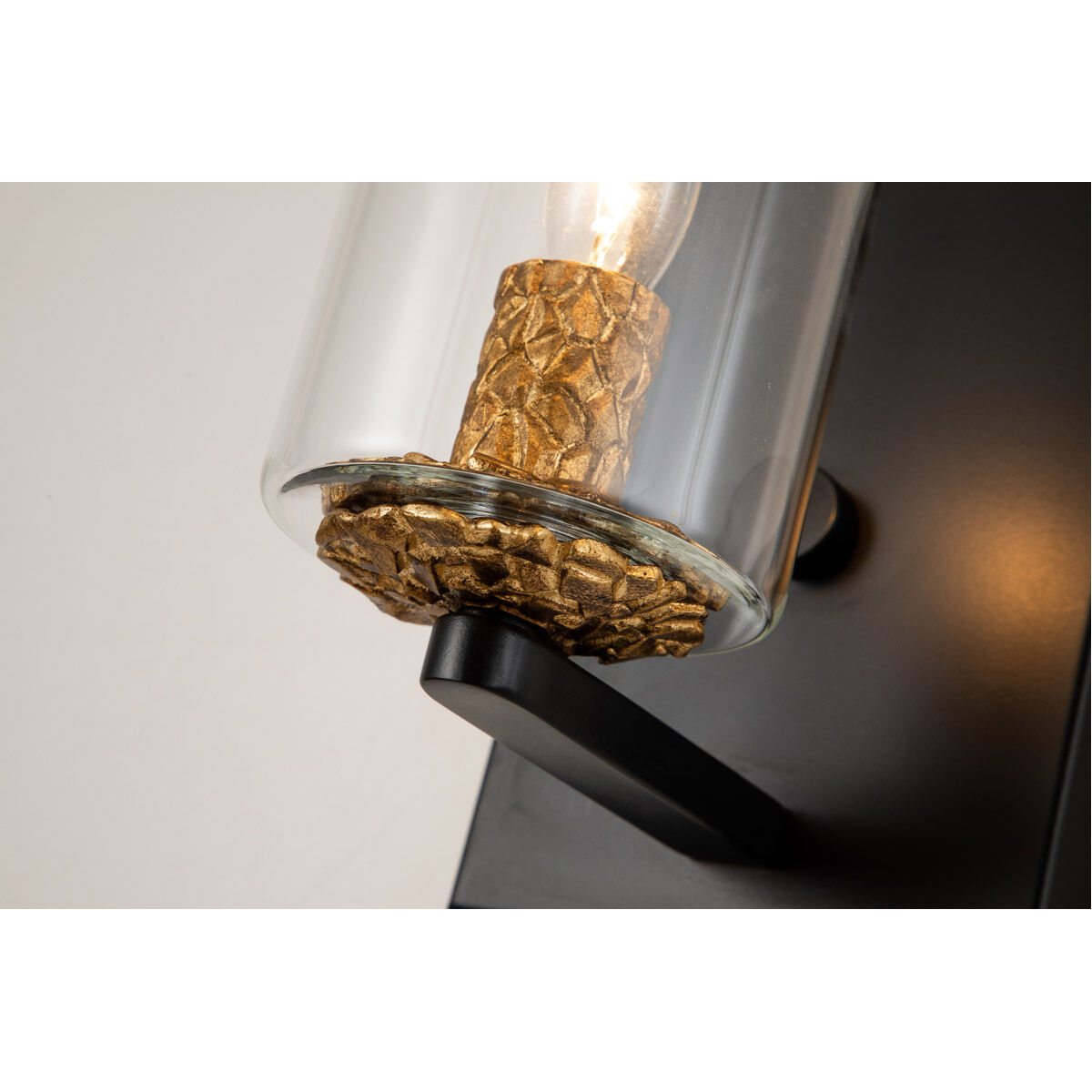 Bolivar 1 Light 6 inch MB Bath Light Wall Light in Matte Black